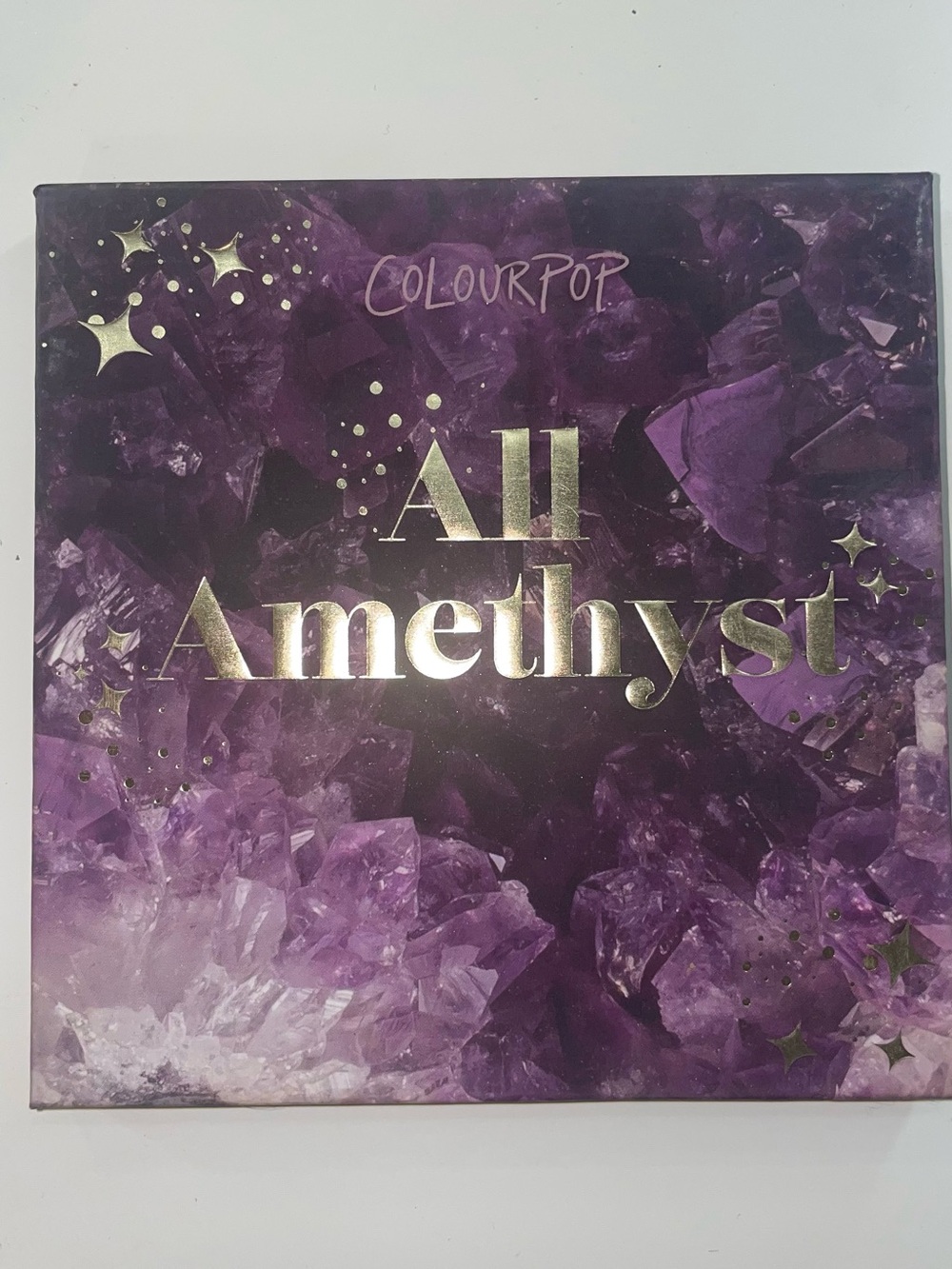 ColourPop All Amethyst Eyeshadow Palette - Purple with Gold Accents